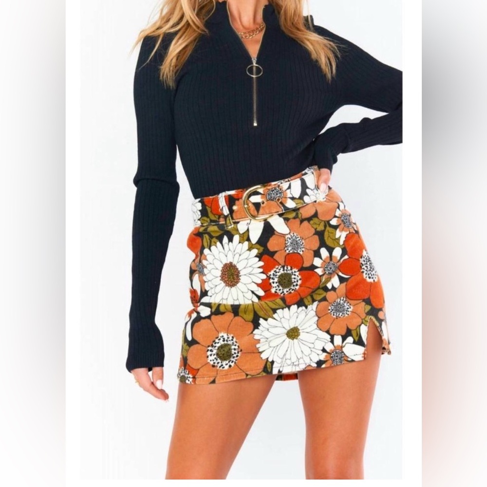 Show Me Your Mumu Revolve Tyra Belted Mini Skirt